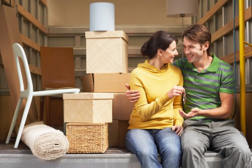 Moving service planning for a Brixton flat access and stairs
